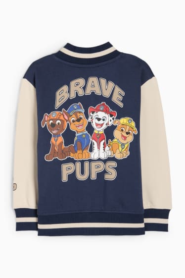 Kinder Jungen - PAW Patrol - Chase, Marshall, Rubble, Zuma - Collegejacke - dunkelblau