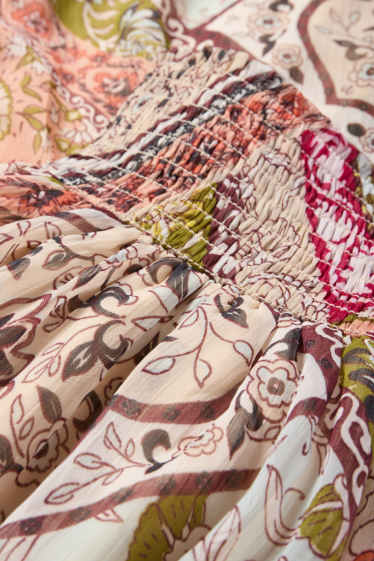 Femmes - Jupe - à motif - coloré
