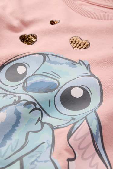 Kinder Mädchen - Lilo & Stitch - Sweatshirt - rosa