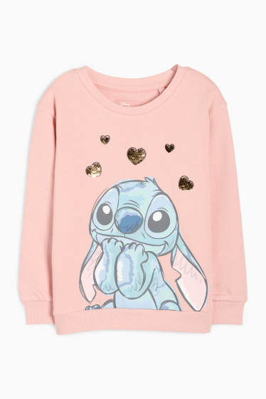 Kinder Mädchen - Lilo & Stitch - Sweatshirt - rosa