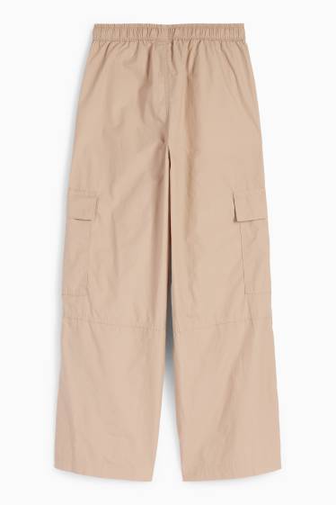 Kinderen: meisjes - Cargobroek - beige