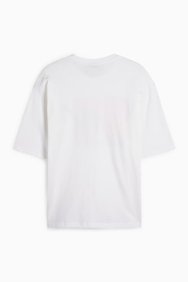 Men - T-shirt - oversized - MTV - white