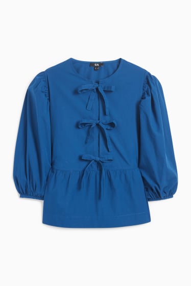 Damen - Bluse - dunkelblau