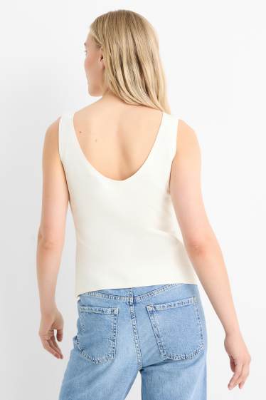Donna - Top basic - bianco