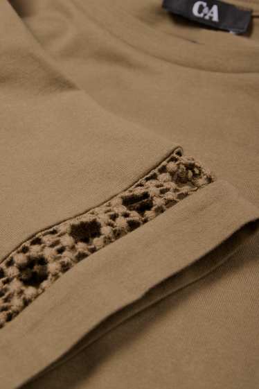 Dámské - Tričko - khaki
