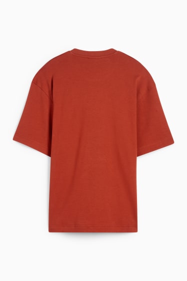Men - T-shirt - relaxed fit - brown