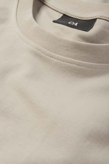 Men - T-shirt - relaxed fit - beige