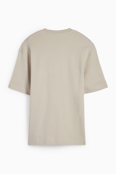 Men - T-shirt - relaxed fit - beige