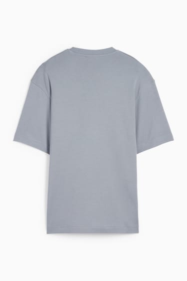 Men - T-shirt - relaxed fit - gray