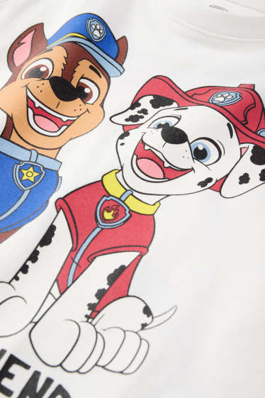 Kinder Buben - PAW Patrol - Chase, Marshall - Kurzarmshirt - weiß