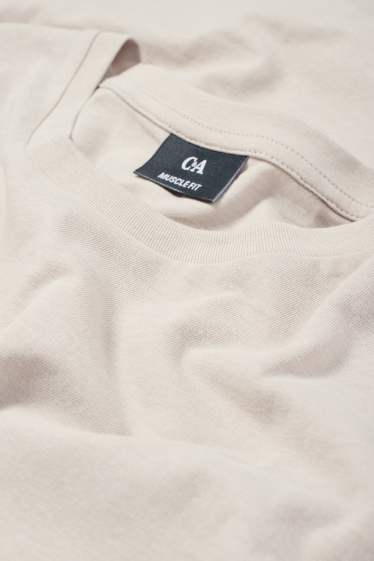 Herren - T-Shirt - beige