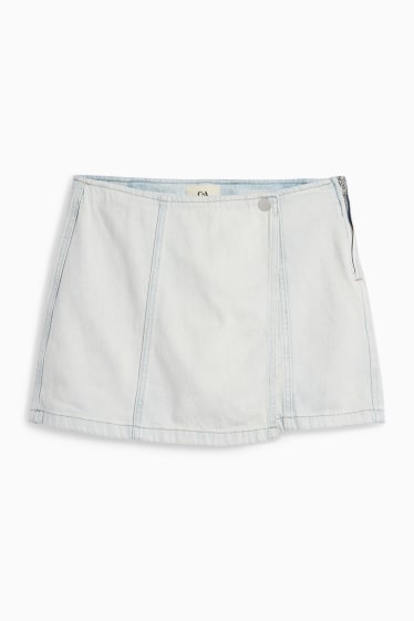 Dona - Faldilla pantaló texana - texà blau clar