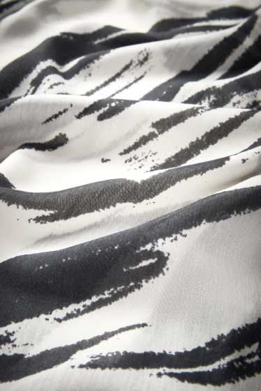 Femmes - Foulard - à motif - noir