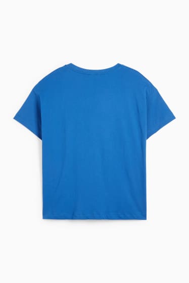 Damen - T-Shirt - Regular Fit - blau