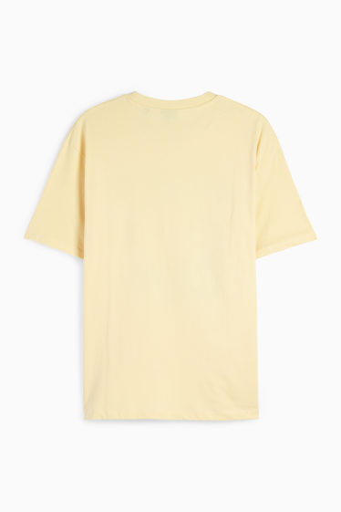 Herren - T-Shirt - Relaxed Fit - hellgelb