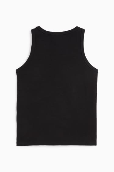 Women - Top - ribbed - black