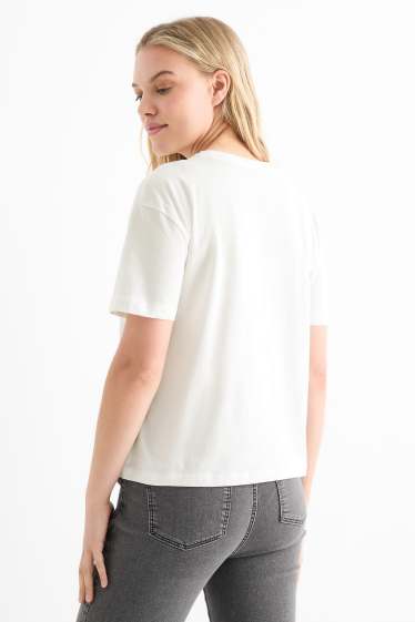 Dámské - Tričko - regular fit - bílá