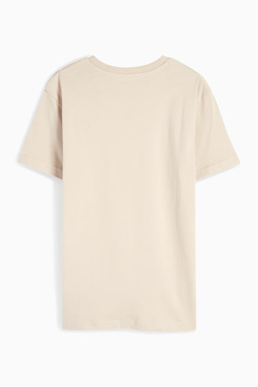 Kinder Jungen - Kurzarmshirt - beige