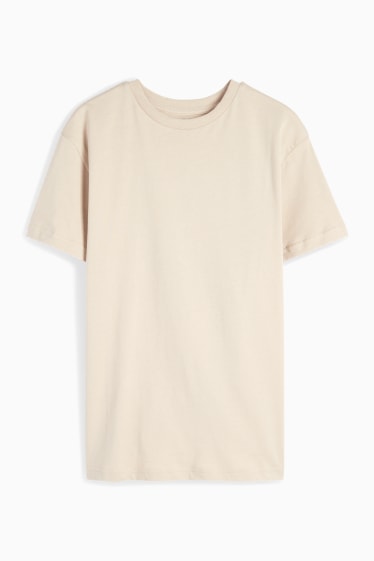 Kinder Jungen - Kurzarmshirt - beige