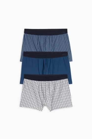 Herren - Multipack 3er - Trunks - dunkelblau