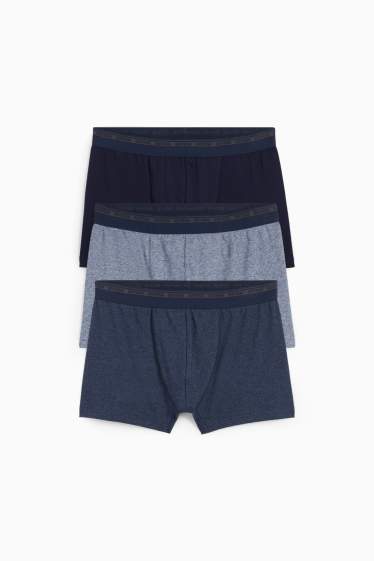 Herren - Multipack 3er - Trunks - dunkelblau