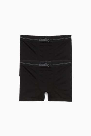 Men - Multipack of 2 - trunks - seamless - black