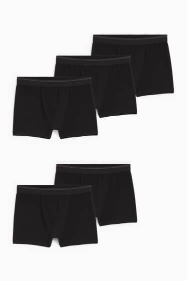 Herren - Multipack 5er - Trunks - schwarz