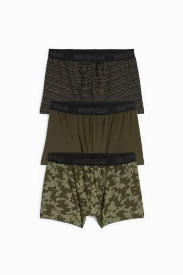 Herren - Multipack 3er - Trunks - khaki