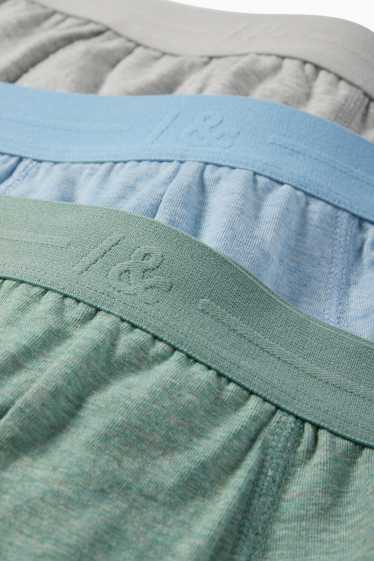 Herren - Multipack 3er - Trunks - blau
