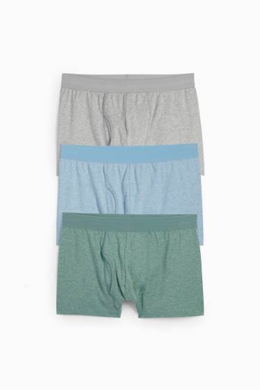 Herren - Multipack 3er - Trunks - blau