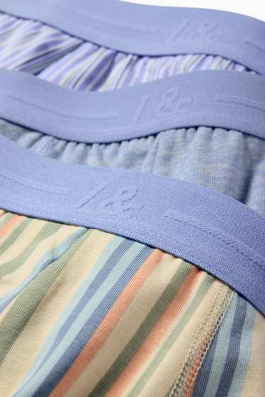 Herren - Multipack 3er - Trunks - hellblau