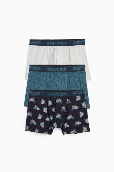Herren - Multipack 3er - Trunks - grün
