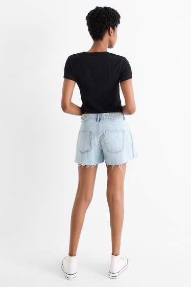 Donna - Gonna pantalone di jeans - jeans azzurro