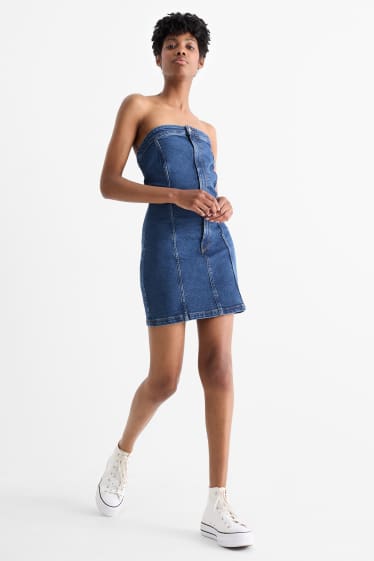 Femei - Salopetă - denim-albastru