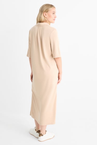 Women - Dress - light beige