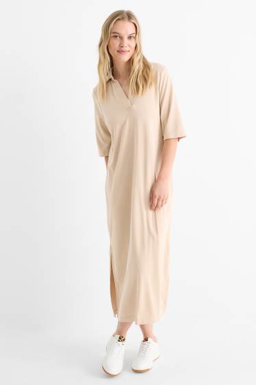 Women - Dress - light beige