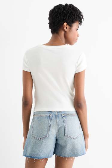 Damen - T-Shirt - Glücksbärchis - weiß