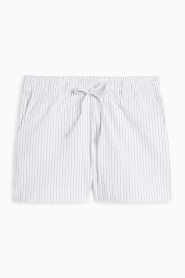 Damen - Shorty-Pyjama - dunkelblau