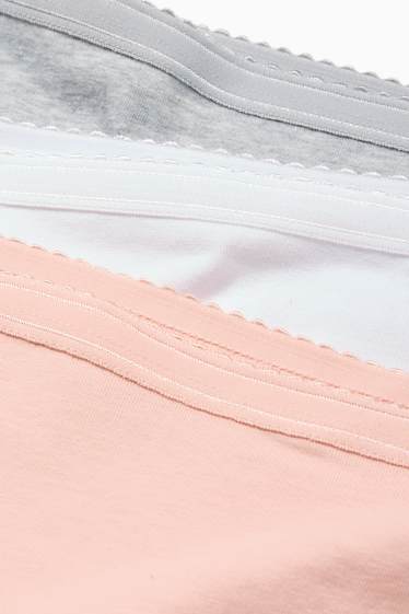 Damen - Multipack 3er - Slip - rosa