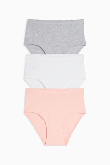 Damen - Multipack 3er - Slip - rosa