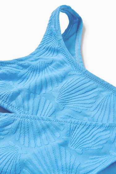 Kinderen: meisjes - Schelp - bikini - LYCRA® XTRA LIFE™ - 2-delig - blauw