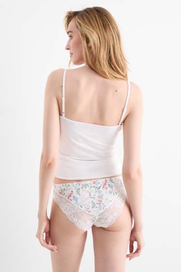 Women - Multipack of 3 - knickers - dark blue