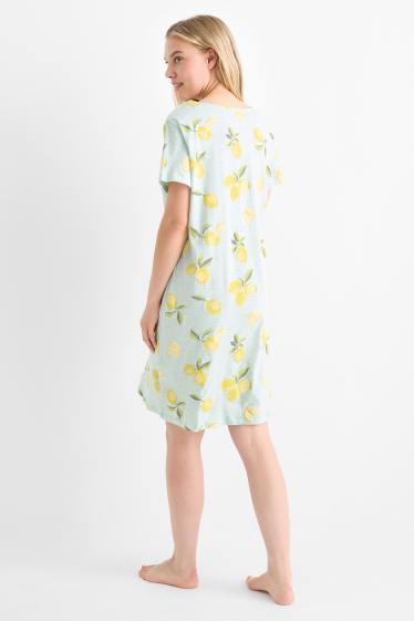 Dona - Camisa de dormir - estampada - verd menta