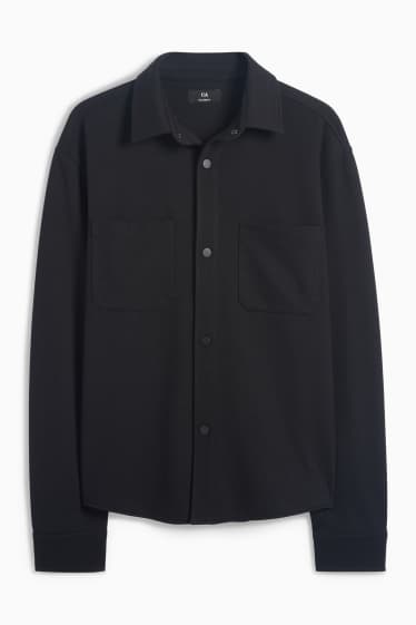 Herren - Hemd - Relaxed Fit - Kent - schwarz