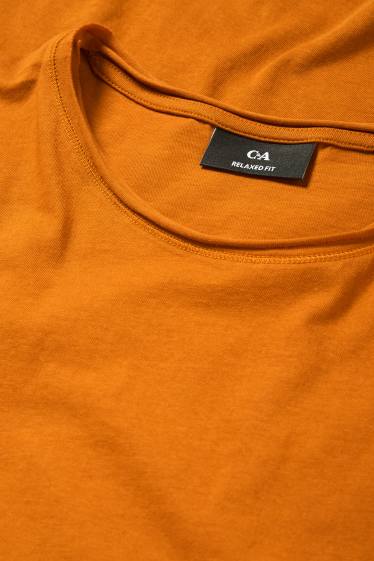Heren - T-shirt - oranje