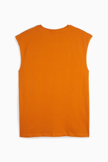 Heren - T-shirt - oranje