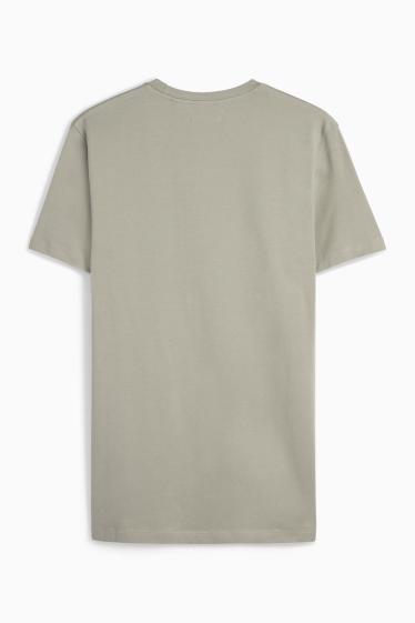 Pánské - Tričko - slim fit - Flex - světle šedá