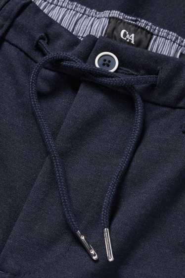Heren - Chino - tapered fit - donkerblauw