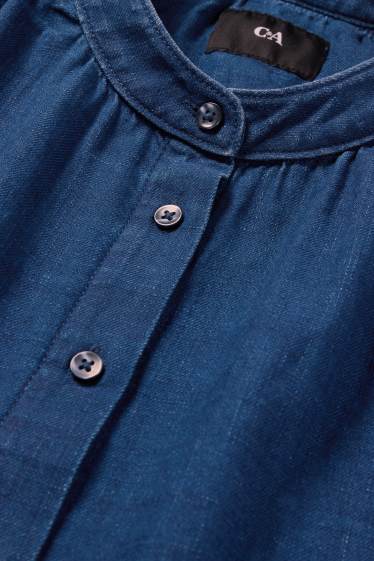Donna - Vestito a blusa di jeans - jeans blu