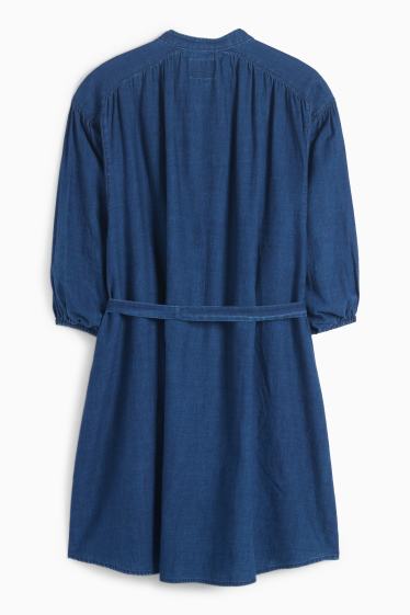 Donna - Vestito a blusa di jeans - jeans blu